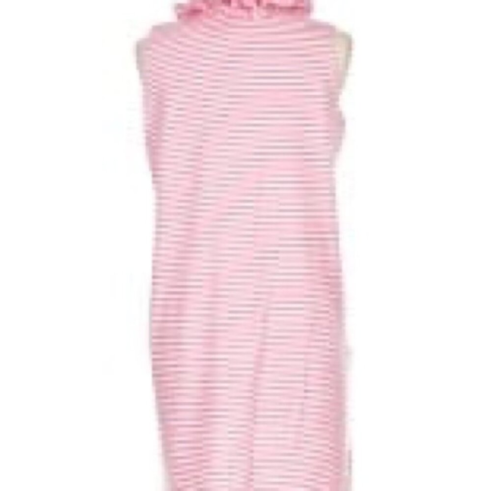 Pink Striped Ruffle Mini Dress - Picture 7 of 7